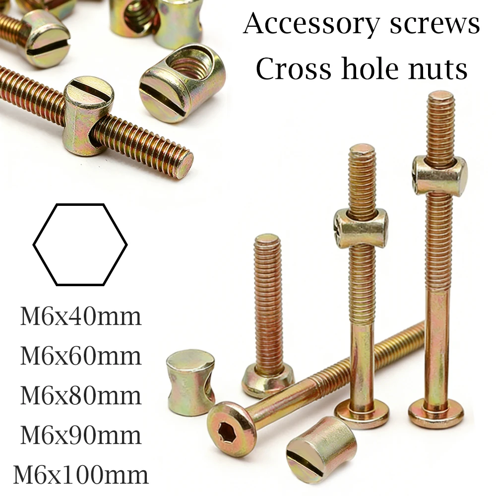Furniture Hardware Barrel Nut - 10/20 шт. винтов с цилиндрической головкой