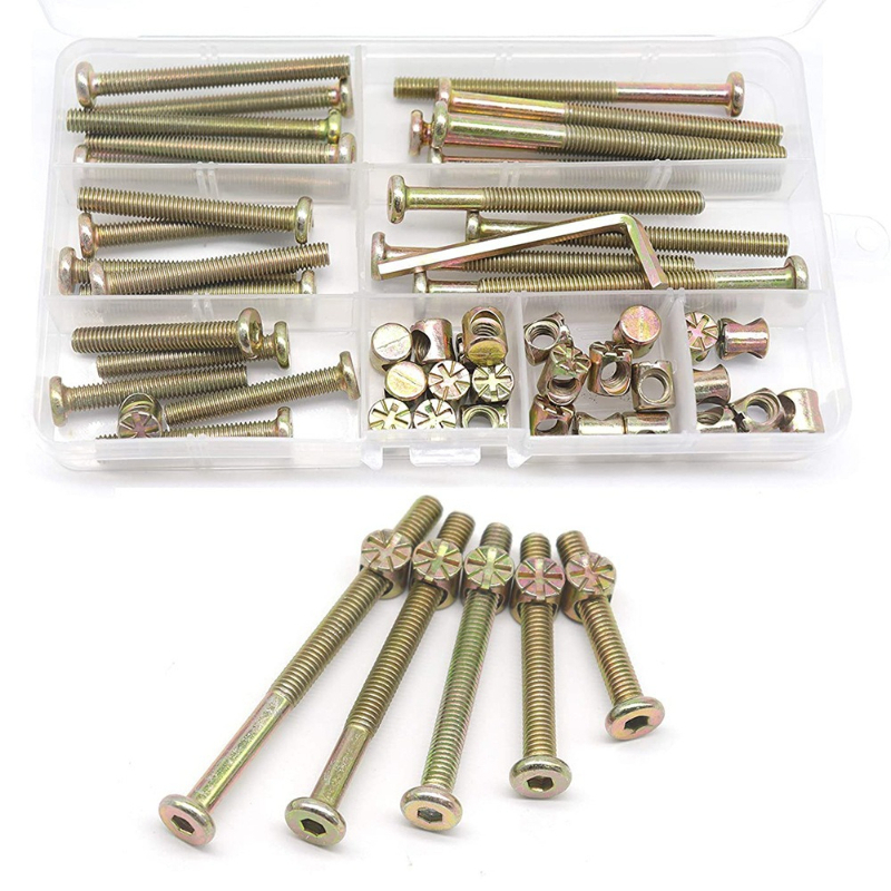 Furniture Hardware Barrel Nut - 50 шт. M6x40/50/60/70/80 мм винты для