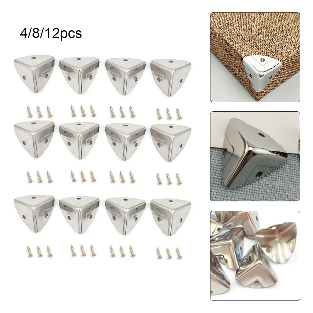 Corner Bracket Angle - 4/8/12 шт., металлическая коробка, угловая защита,