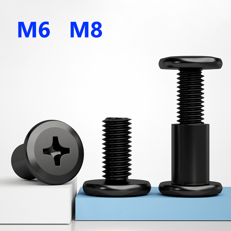 Furniture Hardware Barrel Nut - Винты-шайбы (Chicago Screws) из черной углеродистой