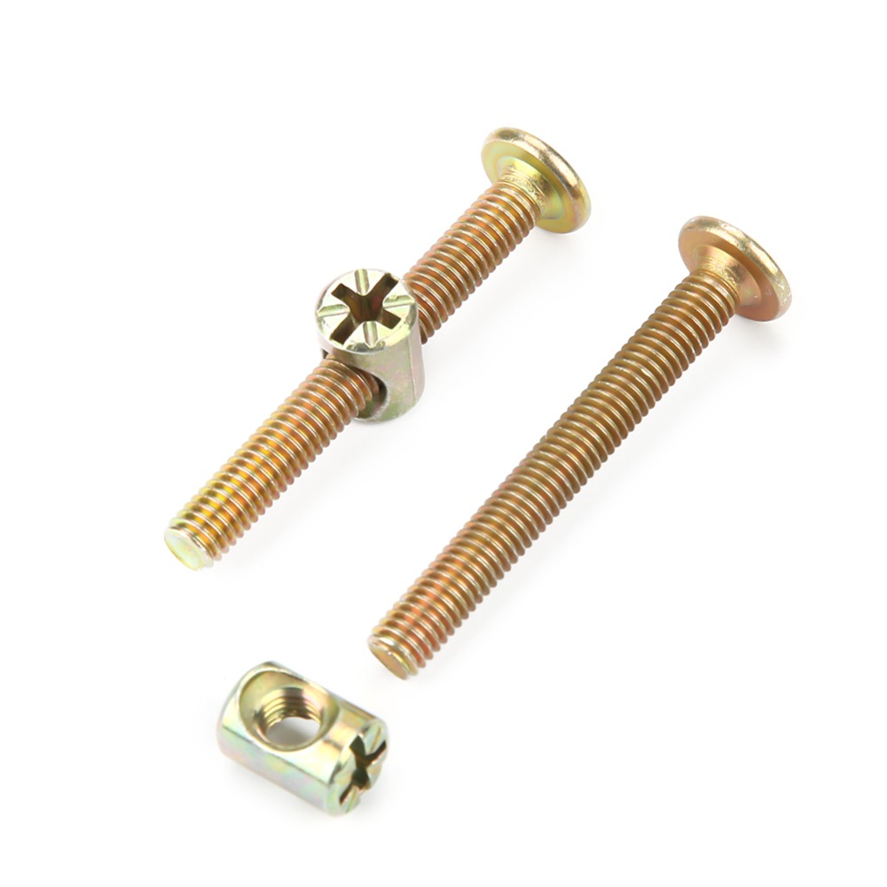 Furniture Hardware Barrel Nut - Набор из 10 универсальных мебельных болтов