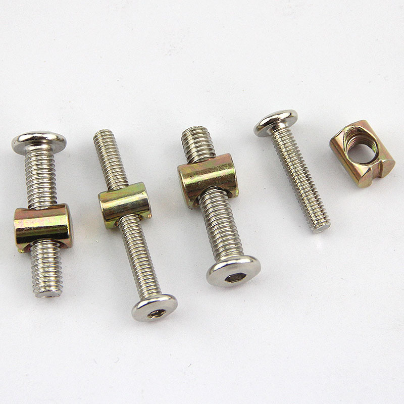 Furniture Hardware Barrel Nut - 20 шт./лот, набор мебельных болтов и