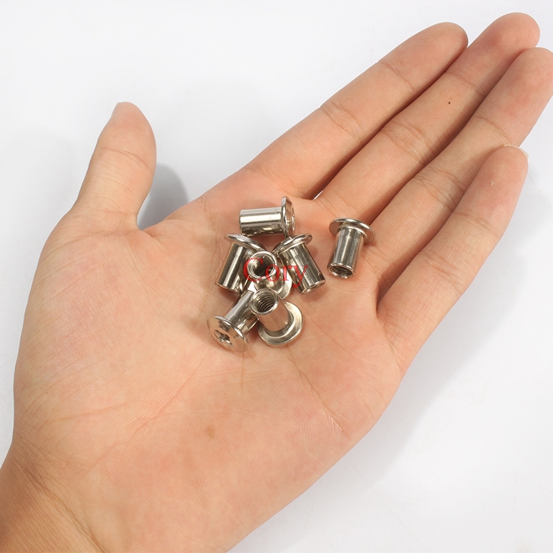 Furniture Hardware Barrel Nut - 10 шт., 6 мм, бочковая гайка,