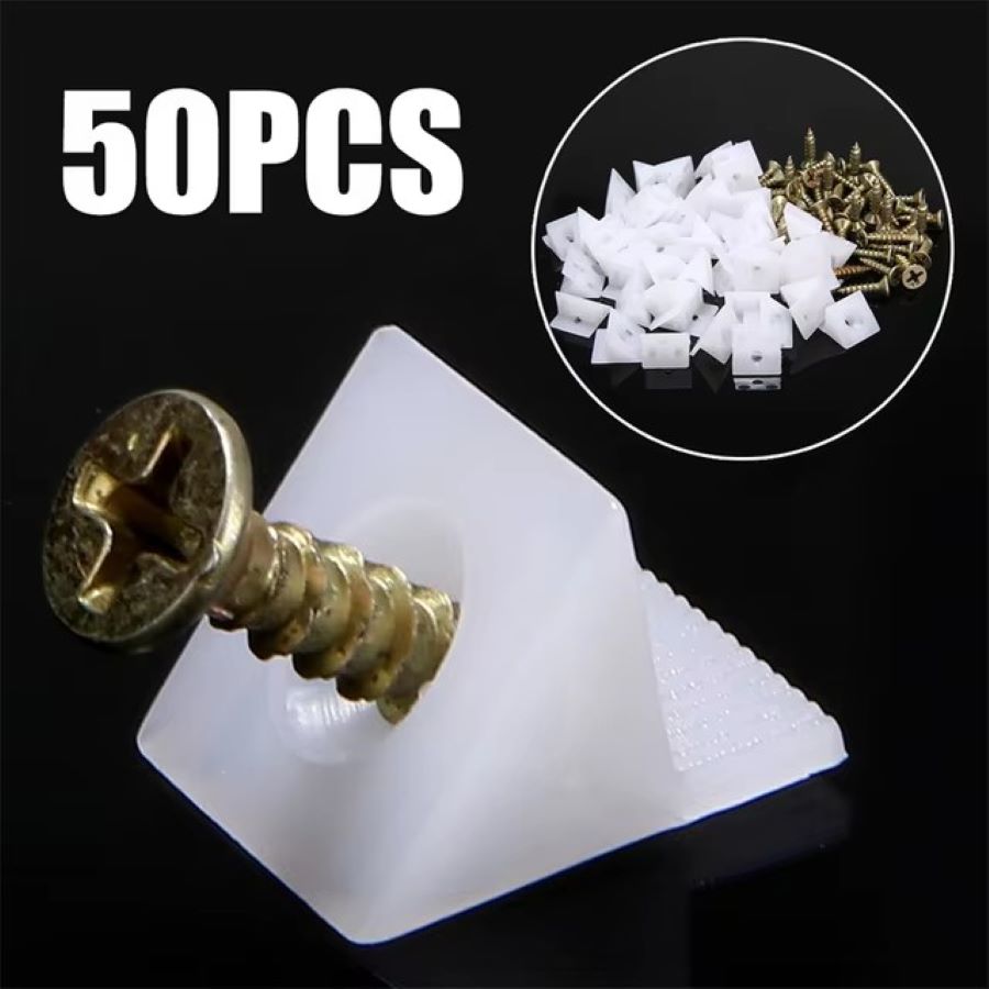 Corner Bracket Angle - 50/100 шт. Кронштейны для ремонта и