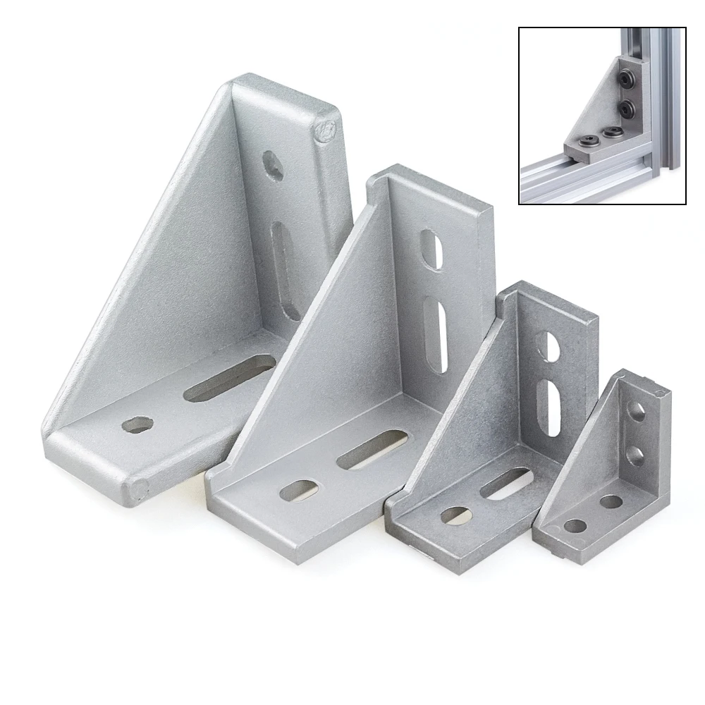 8 шт./лот 2040 3060 4080 углов – обзор и цена Corner Bracket Angle