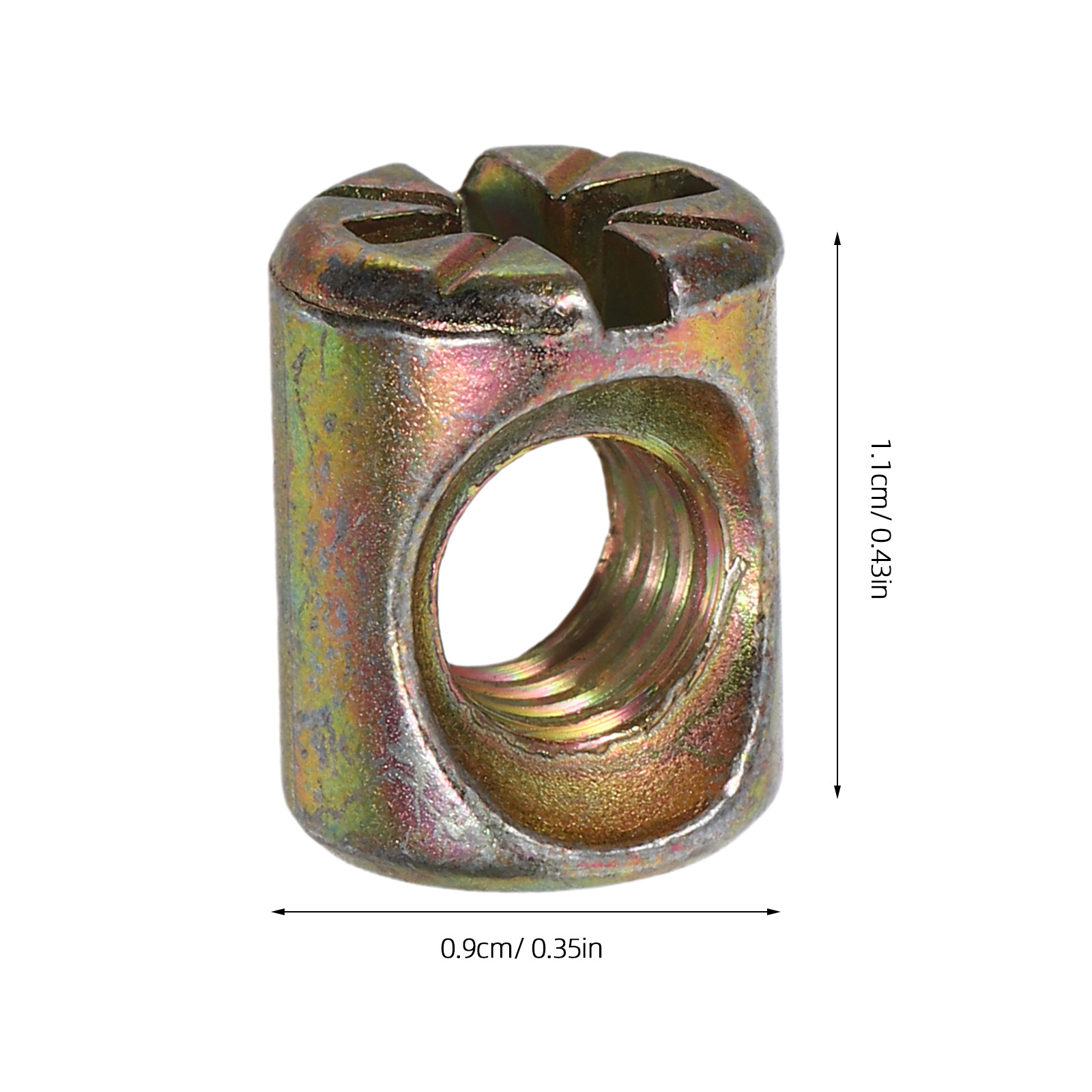Набор из 50 шт. гайок M6 с про – обзор и цена Furniture Hardware Barrel Nut