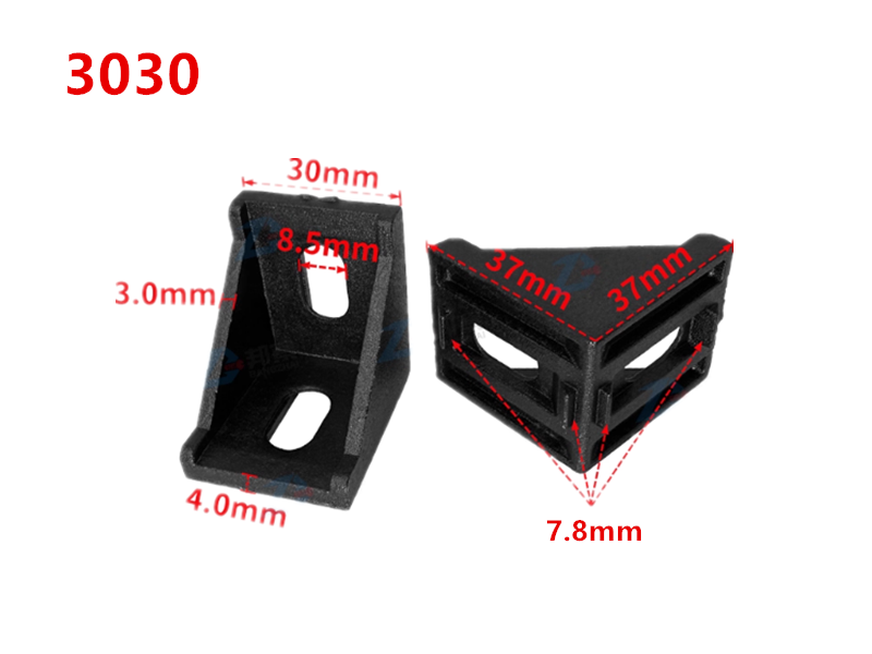 5 шт. черный угловой кронштейн – обзор и цена Corner Bracket Angle