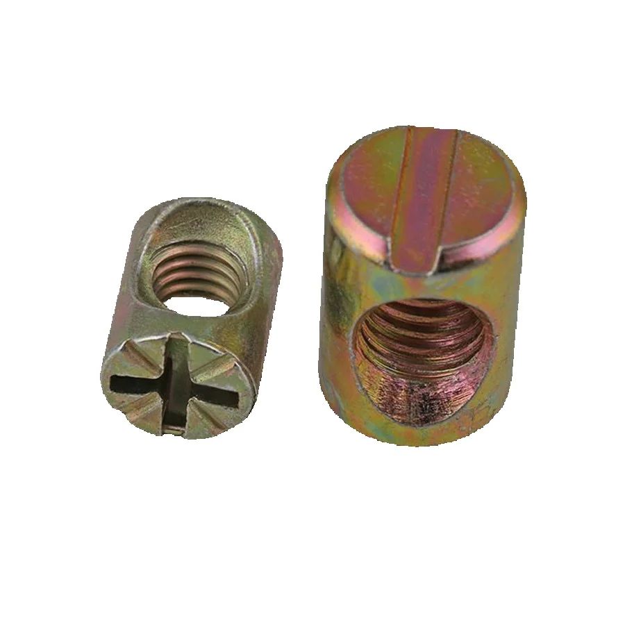 100 шт. цветных оцинкованных г – обзор и цена Furniture Hardware Barrel Nut
